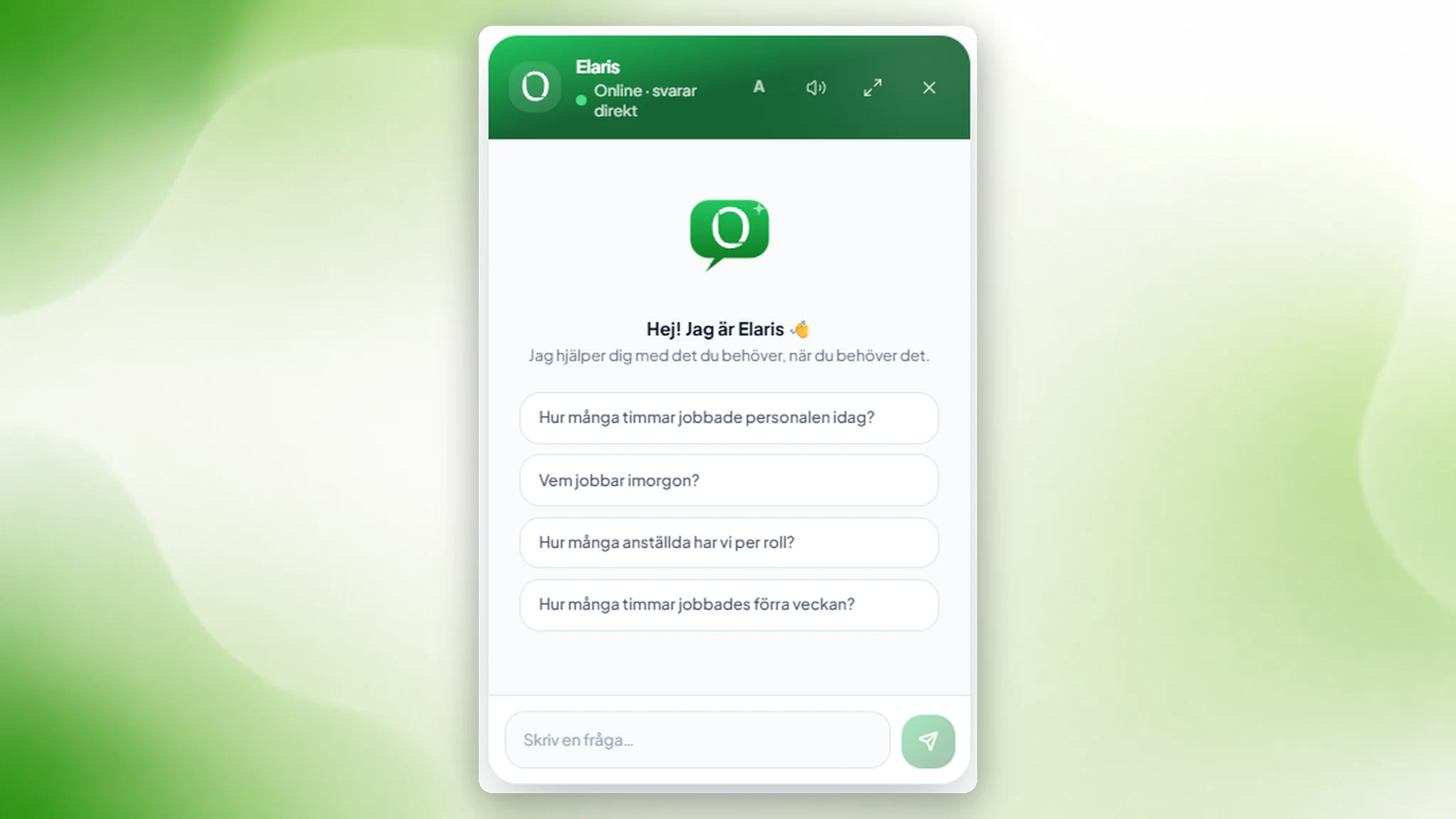 Operativos AI-assistent Elaris